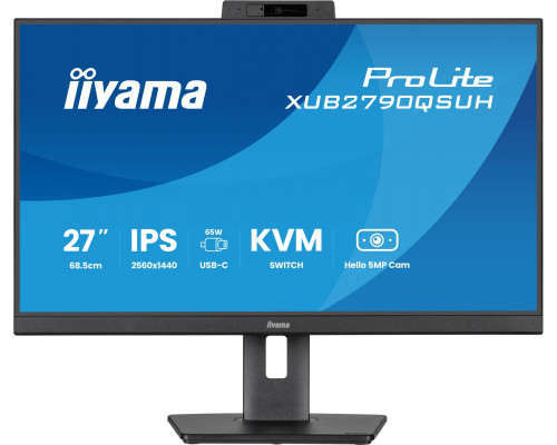 iiyama ProLite XUB2790QSUH-B2 Windows Hello WebCam
