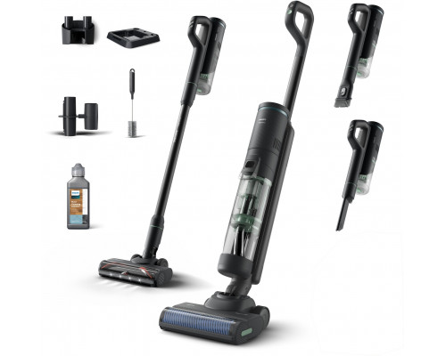 Philips 7000 series XW7263/11 okurzacz na kiju/szczotka elektryczna Odkurzacz stojący 2 w 1 Bateria Suchy i Mokry Bez worka 0,45 l Szary