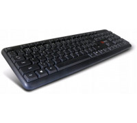 C-Tech C-TECH klawiatura KB-102 PS/2 slim black CZ/SK