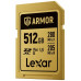 SD  Lexar Armor Gold SDXC 512 GB Class 10 UHS-II/U3 V60 (LSDAMGL512G-RNNNG)