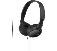 Sulankstomos ausinės Sony MDR-ZX110AP juodos su mikrofonu
