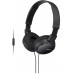 Sulankstomos ausinės Sony MDR-ZX110AP juodos su mikrofonu