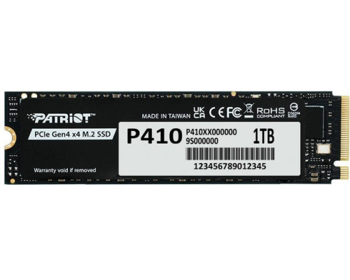 PATRIOT P410 1TB PCIe Gen 4 x4 M.2 SSD