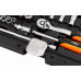 Zestaw kluczy nasadowych 1/4", 23 szt., satynowy 10-231 Zestaw kluczy nasadowych 1/4", 23 szt., satynowy 10-231