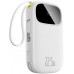 Baseus EnerFill FC31 20000mAh 22.5W ar displeju cyfrowym i 2 wbudowanymi kablami (USB-C + Lightning) - biały