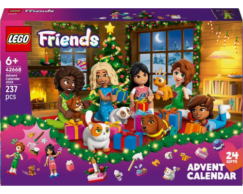 LEGO Friends Kalendarz adwentowy na 2025 rok (42668)