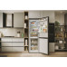 Candy ECN2CQTEB186 Refrigerator, E, Freestanding, Combi, Height 185cm, Fridge net 235 L, Freezer net 120 L, Black