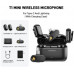 maono Wave T1 Mini (USB-C & Lightning + Charge Case) Black (Juodi) Belaidžiai Mikrofonai