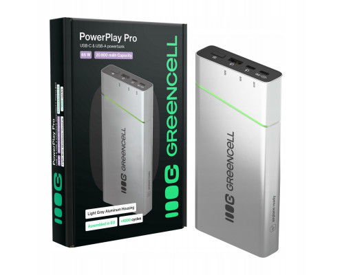 Greencell PowerPlay Pro 20800mAh 65W – szybkie ładowanie, PD, Ultra Charge, produkcja w Polsce