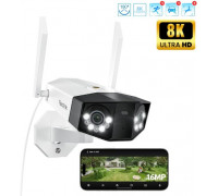 Reolink Kamera Reolink DUO 3 WIFI 4K 16 Mp W750 | kąt widzenia 180 stopni | Detekcja osób i pojazdów | Bezprzewodowa Wifi