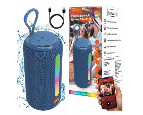 Bluetooth Portable Bezprzewodowy Radio FM Wieża Boombox MP3 26W Zenwire BS-09