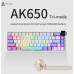 Ajazz   AK650 Dream Weaver Switch Purple-White-Blue-3 model-RGB