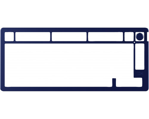 HyperX Alloy Rise 75 Top Plate Navy Blue