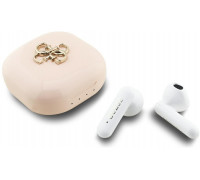 TWS Guess 4G Metal Logo headphones pink