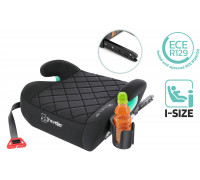 FMonroe Fpodkładka siedziski z ISOFIX black pikowany R129 125-150 CM