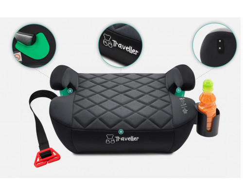 Monroe SZ ISOFIX Black-Gray R129 125-150 CM