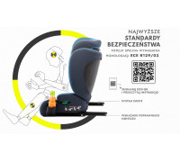 NICOLO FOTELIK SAMOCHODOWY PODSTAWKA 2w1 I SIZE 100-150 CM R129 ISOFIX