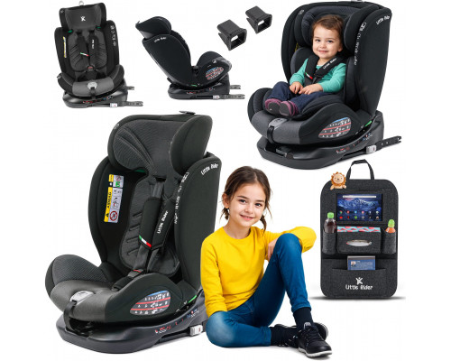KinderKraft 360 Grey-Black 40-150 CM i-Size R129 ISOFIX