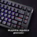 HyperX Alloy Rise 75 -pelinappaimisto HyperX Linear -kytkimet musta
