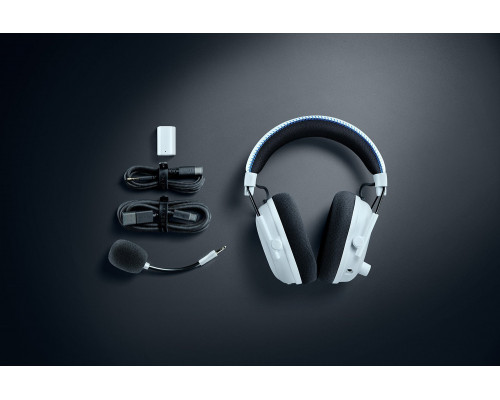 Razer BlackShark V3 Pro Zestaw słuchawkowy Przewodowy i Bezprzewodowy Opaska na głowę Gaming USB Typu-A Bluetooth Biały