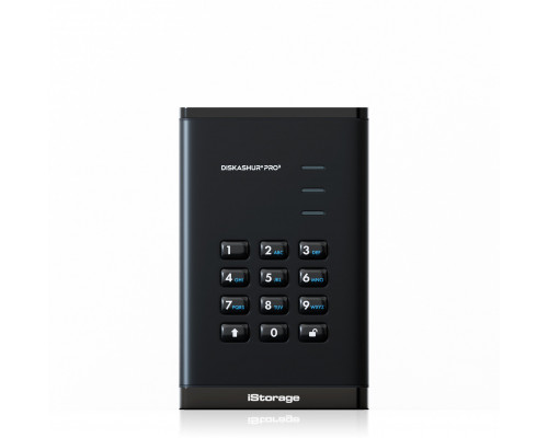 iStorage diskAshur PRO3 SSD 4 TB USB Type-A / USB Type-C 3.2 Gen 1 (3.1 Gen 1) Black