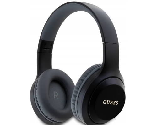 GUESS Wireless Bluetooth Headset Classic Logo Black, GUBHV21SFGSK, Universal