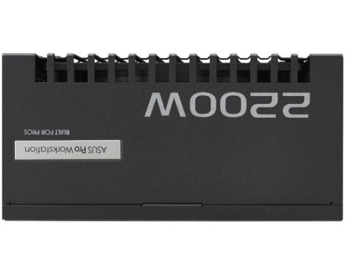 Asus Pro WS 2200W Platinum zasilania 20+4 pin ATX ATX Black