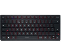 Cherry KW 9200 MINI klawiatura Uniwersalne USB + RF Wireless + Bluetooth QWERTY angielski brytyjski Czarny