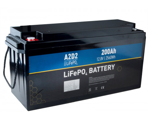 Avacom A2D2 baterie LiFePO4 12,8V 200Ah M8