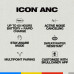Skullcandy Icon ANC noise cancelling headphones, white