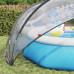 vidaXL Przezroczysta kopuła do swimming poolu 430 x 430 x 210 cm