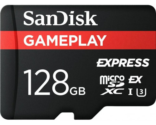 SD  SanDisk GamePlay MicroSDXC 128 GB Class 10 UHS-I/U3 V30 (SDSQXFN-128G-GN6GN)