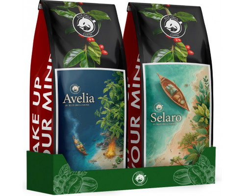 Blue Orca Coffee 1kg x2 100% Arabica Selaro + Avelia Blue Orca
