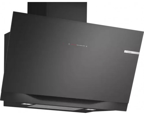 Bosch Serie 8 DWK91LT60 okap kuchenny Naścienny Czarny A+ 441 m³/h