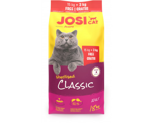 JosiCat Sterilised Classic 15+3kg
