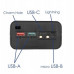Obudowa Power Bank AK-BC-05  bezprzewodowa 12x Li-Ion 18650 QI QC4+ PD 22.5W