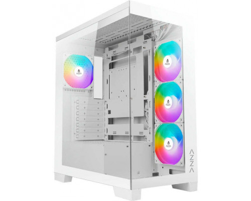 Azza Cove 570W ATX 270° Szkło White (CSAZ-570W)
