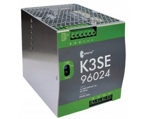 SilentiumPC impulsowy K3SE 96024 3x400/ 24VDC 40A 960W na szynę DIN, Napięcie: 340-550VAVAC, Ta70, 17000-1015