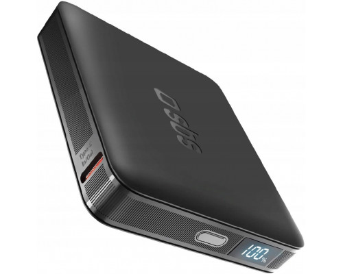 SBS HD 10W 5000mAh USB-C ar displeju LCD - black
