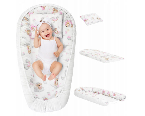 KOKON ZESTAW 3 ELEMNTY ŚPIĄCY MIŚ