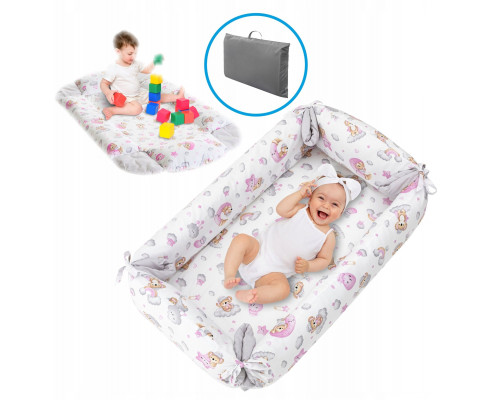 COT TRAVEL NODE ŚPIĄCY MIŚ