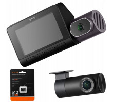 70mai 4K T800 + kamera rear RC41 4K HDR + SD 512GB