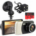REJESTRATOR JAZDY KAMERA FULL HD PRZÓD TYŁ COFANIA WIDEOREJESTRATOR SD 32GB