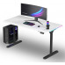 Gaming galds Ultradesk Gaming galds dla gracza QUEST, 140x70cm, 72-120cm, czarno-biały