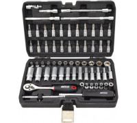 AWTools ZESTAW KLUCZY 63el. 1/4" BLACK LINE