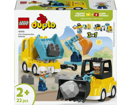 LEGO Duplo Maszyny budowlane 3w1 (10475)