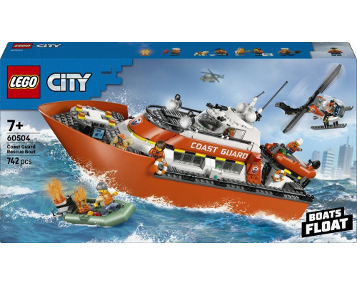 LEGO City Łódź ratunkowa i helikopter (60504)