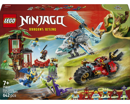 LEGO Ninjago Bitwa ninja: domek na drzewie z pojazdami (71857)