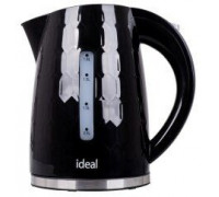 IDEAL CZAJNIK 1 8 L MOC 1500 W CZARNY POŁYSK IK112
