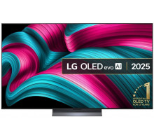 LG OLED evo AI 65 Inch C5 4K Smart TV, 165.1 cm (65"), 3840 x 2160 pixels, OLED evo, Smart TV, Wi-Fi, Black